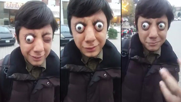 Les yeux de cet homme vont vous faire peur !