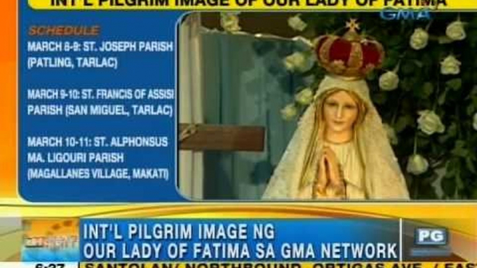 Our Lady of Fatima int'l pilgrim image on its third PH visit | Unang Hirit