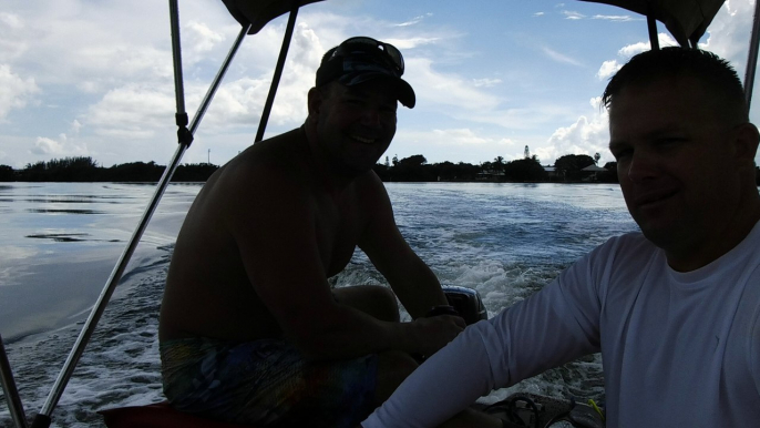 On water in the Waler in Keys