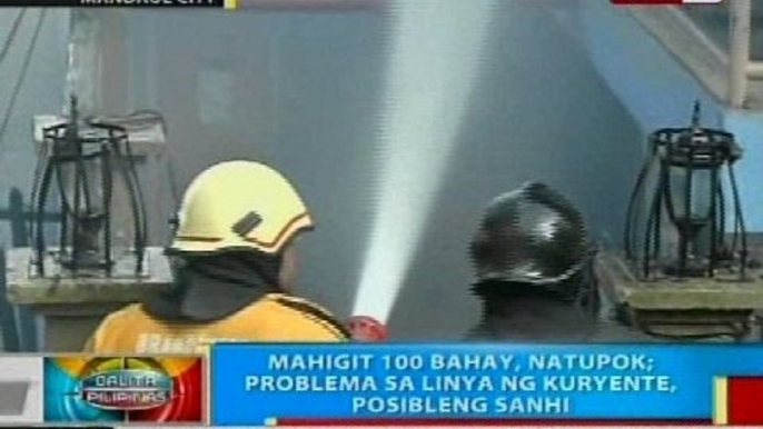 Mahigit 100 bahay sa Mandaue City, Cebu, natupok; problema sa linya ng kuryente, posibleng sanhi