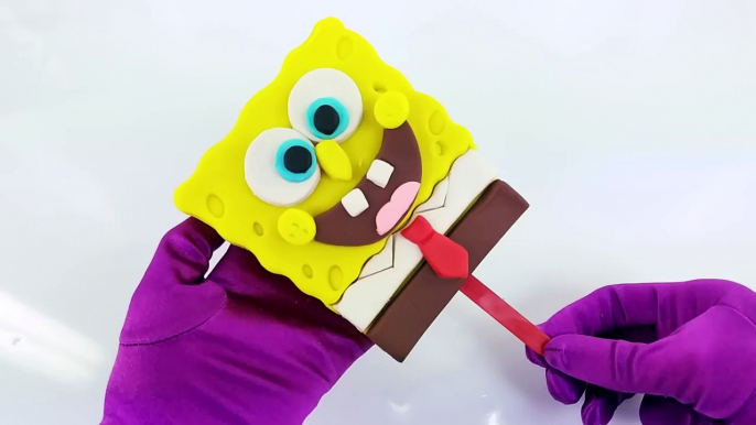 How to Make SpongeBob SquarePants Playdoh Popsicle Do It Yourself DIY Cookie Cutter Kids Art