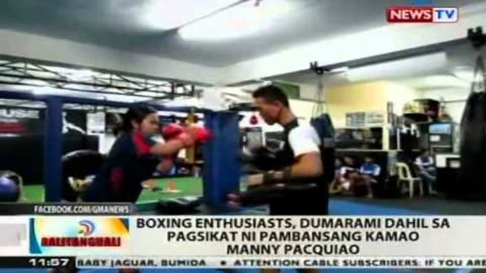 BT: Boxing enthusiasts, dumarami dahil sa pagsikat ni Pambansang Kamao Manny Pacquiao