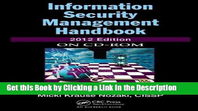 Read Ebook [PDF] Information Security Management Handbook, 2012 CD-ROM Download Full