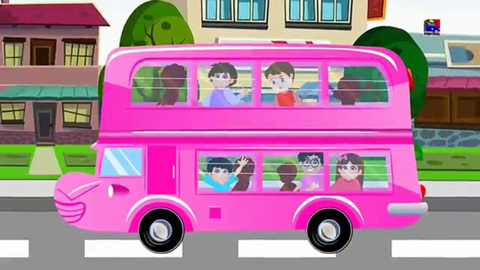 Ruedas en el bus | Mejores rimas infantiles | Wheels on the Bus Go Round and Round | Nursery Rhymes