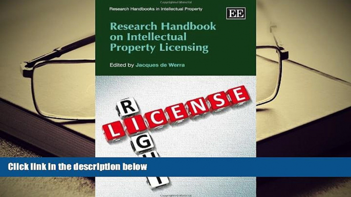 PDF [FREE] DOWNLOAD  Research Handbook on Intellectual Property Licensing (Research Handbooks in