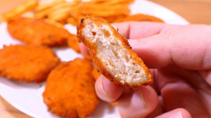 receta NUGGETS DE POLLO CON QUESO - recetas de cocina faciles rapidas y economicas de hacer