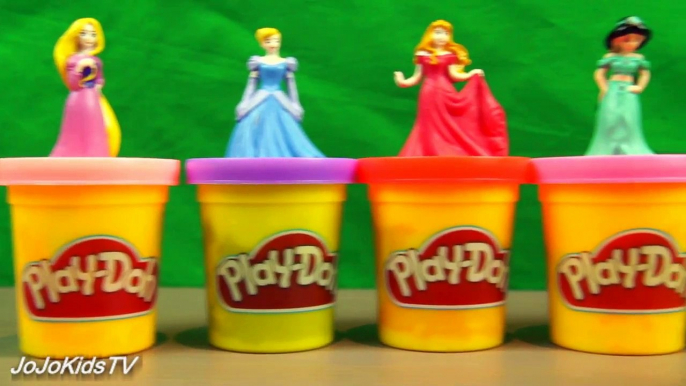 Disney Princess Rapunzel Cinderella Ariel Belle Jasmine Snow White Play Doh Dress Up