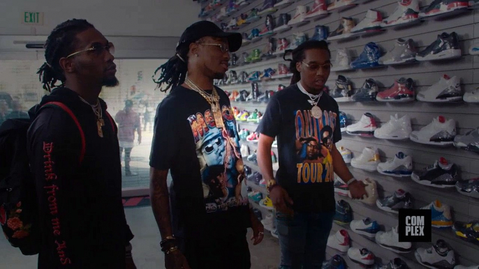 Migos Goes Sneaker Shopping At Flight Club And Discuss Favorite Jordans, Calling Out Fakes And Getting In Fights Over Their Kicks!