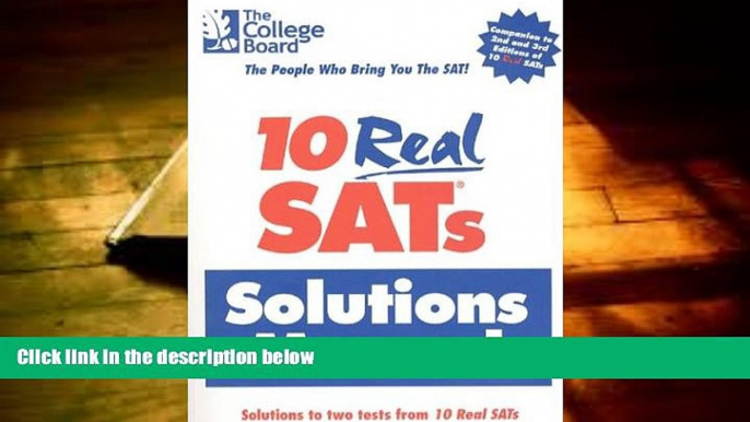 Download [PDF]  10 Real SATs Solutions Manual: Solutions to two tests from 10 Real SATs 3ed Trial