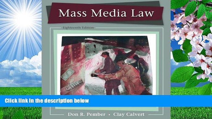 READ book Mass Media Law Don Pember For Kindle