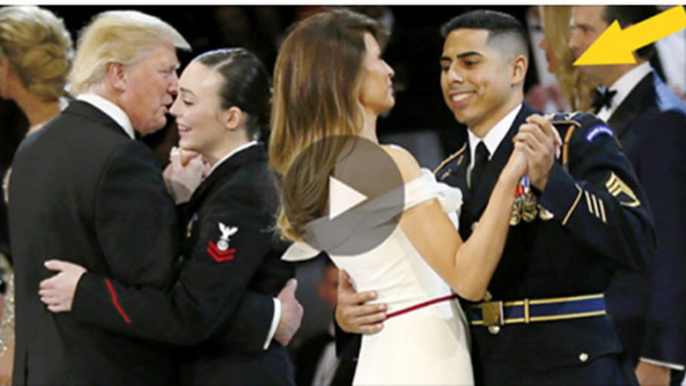 President Donald Trump 'n Melania +Armed Service Ball