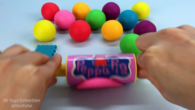 Play Doh Balls with Biscuit Cup Teapot Clock Molds Fun and Creative for Children