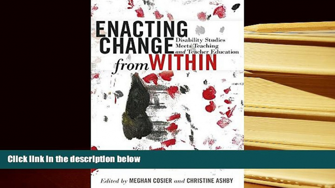 PDF  Enacting Change from Within: Disability Studies Meets Teaching and Teacher Education