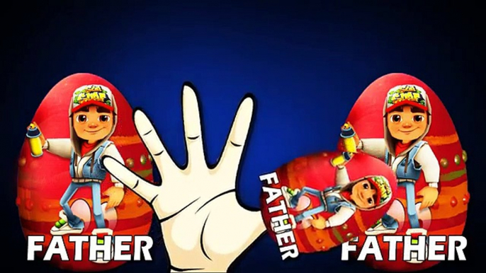 Finger Family Easter Eggs Subway Surfer Cheats Cartoons | Finger Family Children Nursery Rhymes