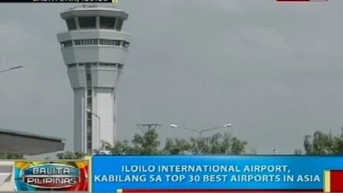 Iloilo International Airport, kabilang sa top 30 best airports in Asia