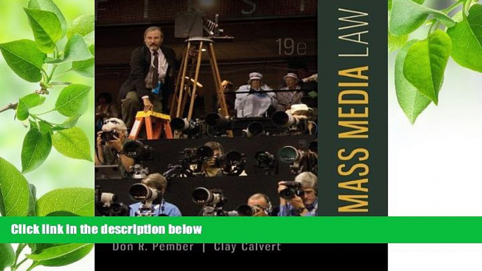 READ book Mass Media Law Don Pember For Ipad