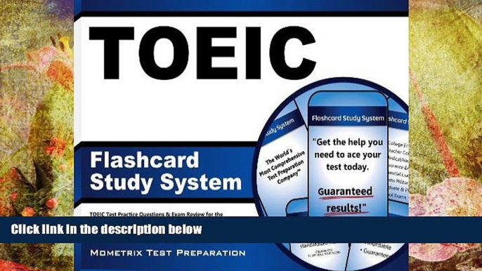 Read Online TOEIC Flashcard Study System: TOEIC Test Practice Questions   Exam Review for the Test