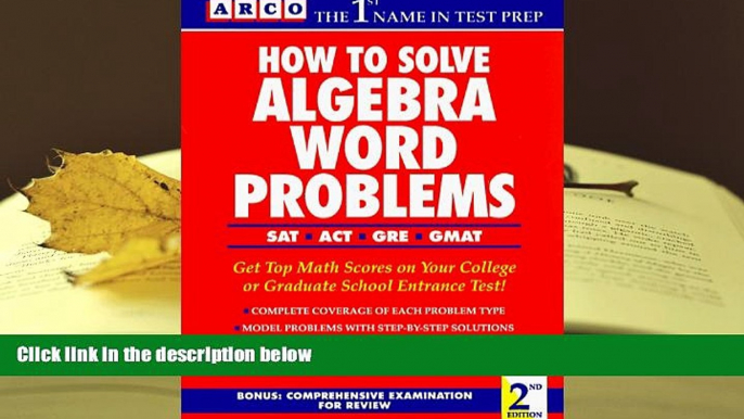 BEST PDF  How to Solve Algebra Word Problems William A. Nardi  Trial Ebook