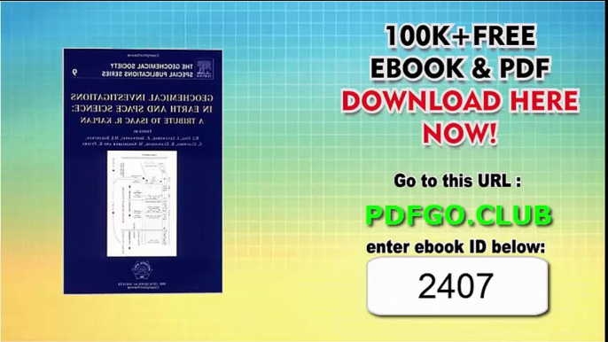 Geochemical Investigations in Earth and Space Sciences, Volume 9_ A Tribute to Isaac R. Kaplan (The Geochemical Society Special Publications) 1st Edition