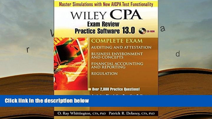 PDF [Free] Download  Wiley CPA Examination Review Practice Software 13.0, Complete Set Book Online