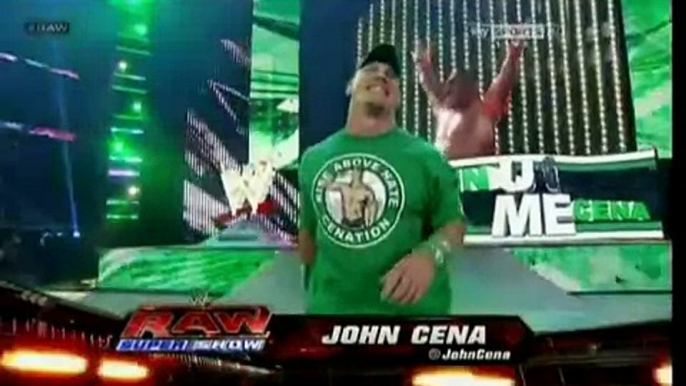 Brock Lesnar vs.John Cena Raw 09.04.2012