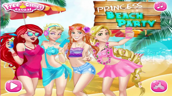 Disney Princess Beach Party - Princess Video Games For Girls