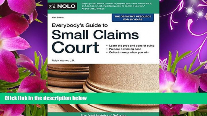 READ book Everybody s Guide to Small Claims Court (Everybody s Guide to Small Claims Court.