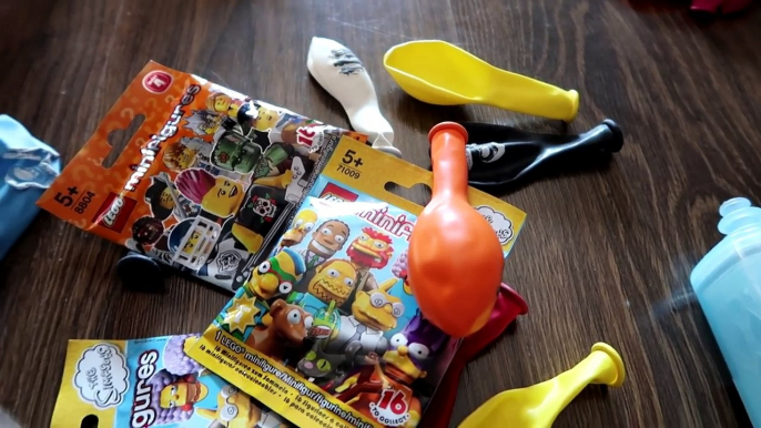 Popping Disney and Lego Toys Balloons with Nerf Guns-_uesd-T-pUY