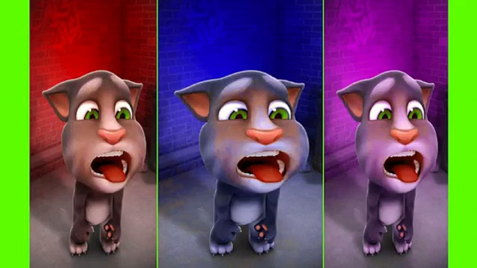 Learn Colors With Talking Tom - Kids Colors Reaction Animals Funny Videos