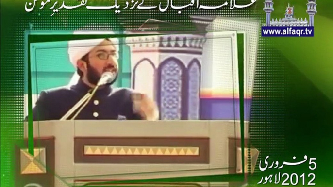 His Excellency Sahibzada Sultan Ahmad ALI Sb explaining about destiny of Momin (Believer) as per sayings of Allama Iqbal