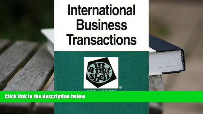 PDF [FREE] DOWNLOAD  International Business Transactions in a Nutshell TRIAL EBOOK