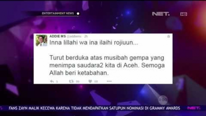 Ungkapan Duka Cita Sederet Selebriti Tanah Air Untuk Aceh