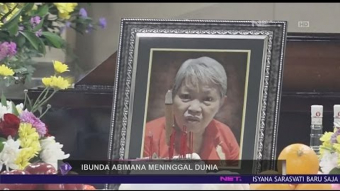 Ibunda Abimana Aryasatya Meninggal Dunia dalam Usia 61 Tahun