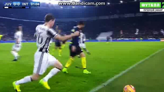 Juventus 1st Big Chance - Juventus vs Inter Milan - Serie A - 05/02/2017 HD