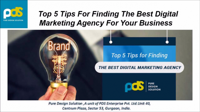 Top 5 Tips For Finding The Best Digital Marketing Agency For Your Business