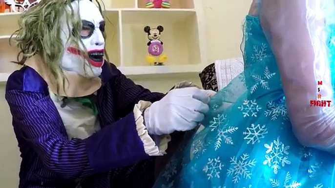 Fun Joker Snake Prank W/Frozen Elsa | Spiderman Saves Frozen Elsa | SuperHeroes Movie In Real Life