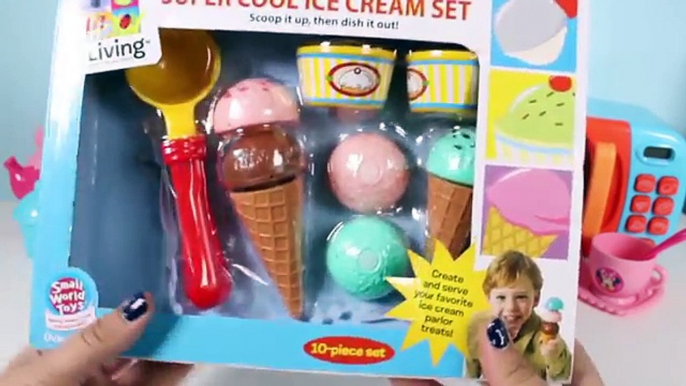 Super Cool Ice Cream Set Toys Play Doh Ice Cream Parlor Toy Food Heladería Helados