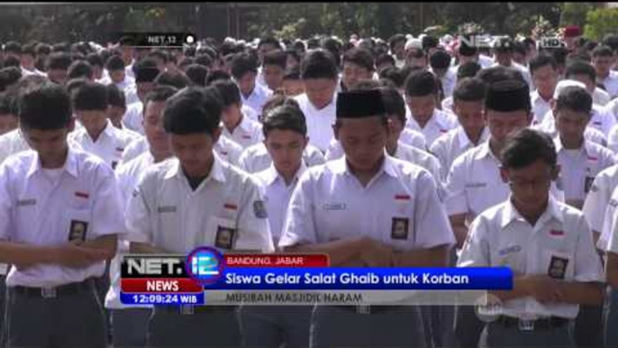 Guru Menjadi Korban Crane di Mekkah, Ratusan Siswa SMAN 8 Bandung Gelar Shalat Gaib - NET12