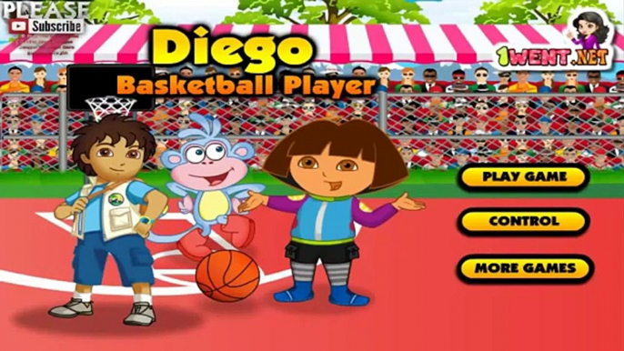 Dora and Diego adventures Basketball Match Adventure with boots # Play disney Games # Watch Cartoons