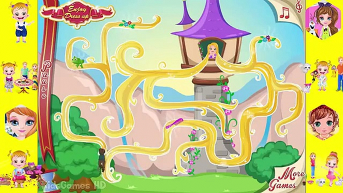 Baby Disney Princess Movie Game ❖ Disney Princess Maze Adventure ❖ Cartoons For Children In English