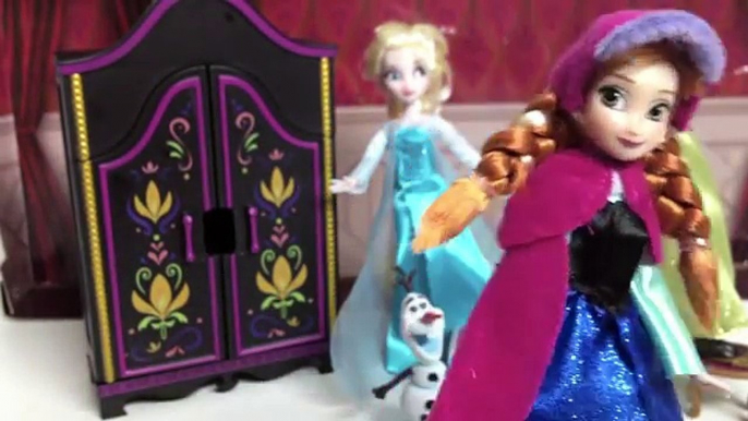 FROZEN Princess Anna Wardrobe Set Unboxing Disney Princess Dolls Muñecas Princesas Disney