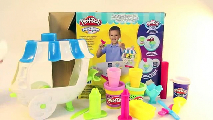 Play Doh Ice Cream Sundae Cart Playdough Popsicles Ice Cream Sundae Hasbro Toys Playset