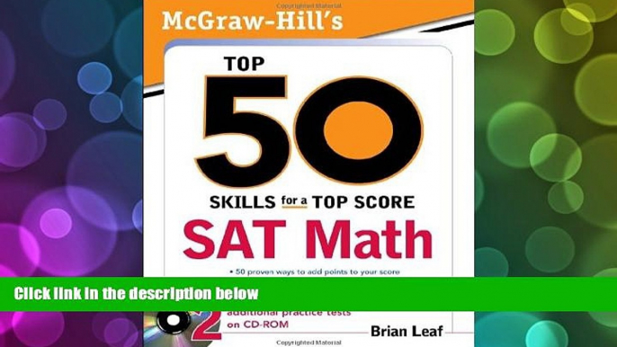 PDF [FREE] DOWNLOAD  McGraw-Hill s Top 50 Skills for a Top Score: SAT Math Brian Leaf TRIAL EBOOK