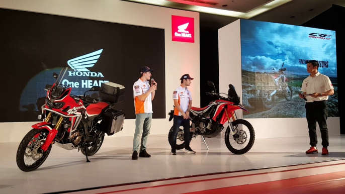 Marc Marquez & Dani Pedrosa talk Honda Africa Twin & CRF250 | Visordown