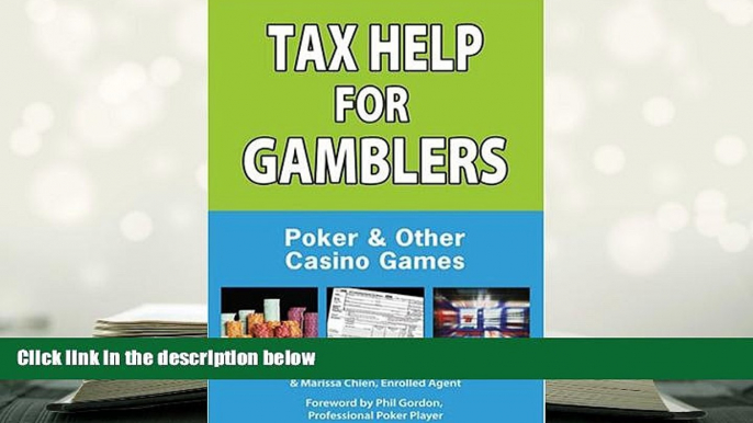 PDF [DOWNLOAD] Tax Help for Gamblers: Poker   Other Casino Games FOR IPAD