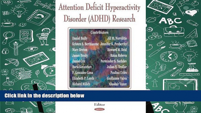 PDF [Download] Attention Deficit Hyperactivity Disorder (ADHD) Research Trial Ebook