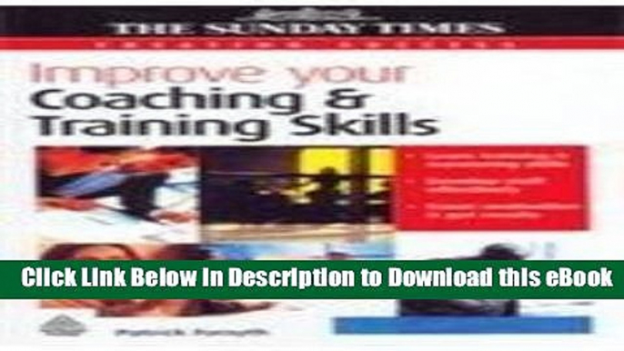 [Read Book] Improve Your Coaching and Training Skills Kindle