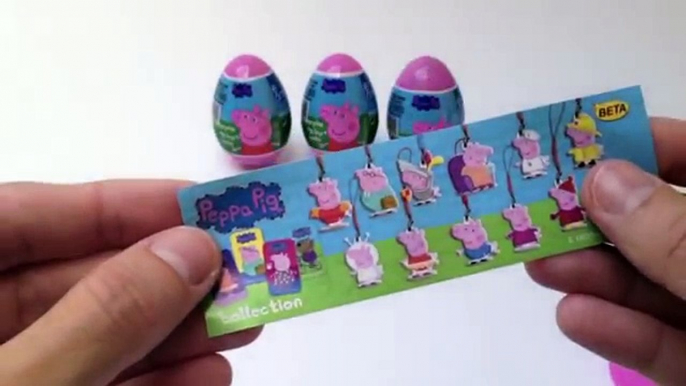 Peppa Pig Surprise Eggs Peppa Pig Huevos Sorpresa Überraschung Eier Toy Videos