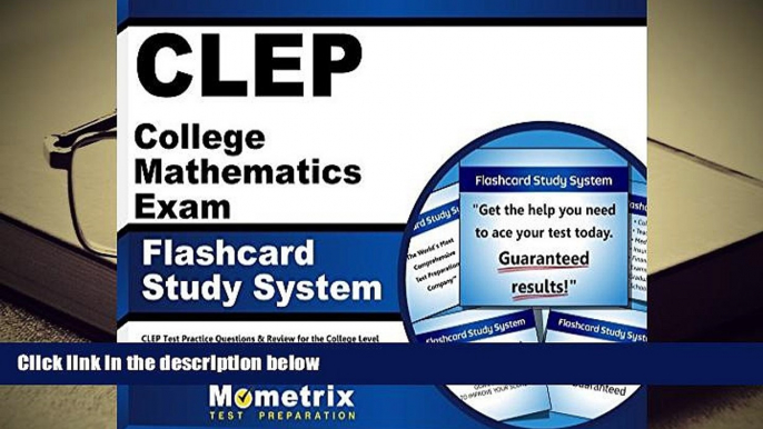 BEST PDF  CLEP College Mathematics Exam Flashcard Study System: CLEP Test Practice Questions