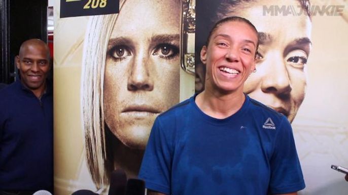 Germaine de Randamie media scrum ahead of UFC 208